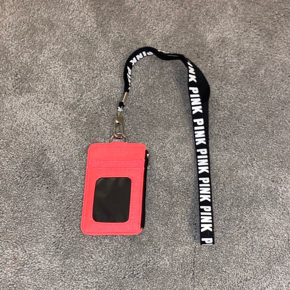 pink lanyard